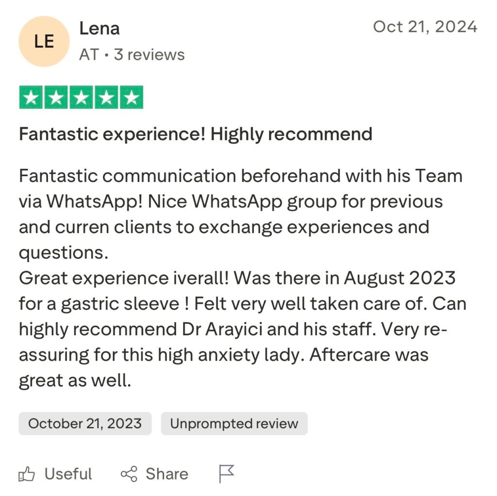 Gastric Sleeve Turkey Reviews