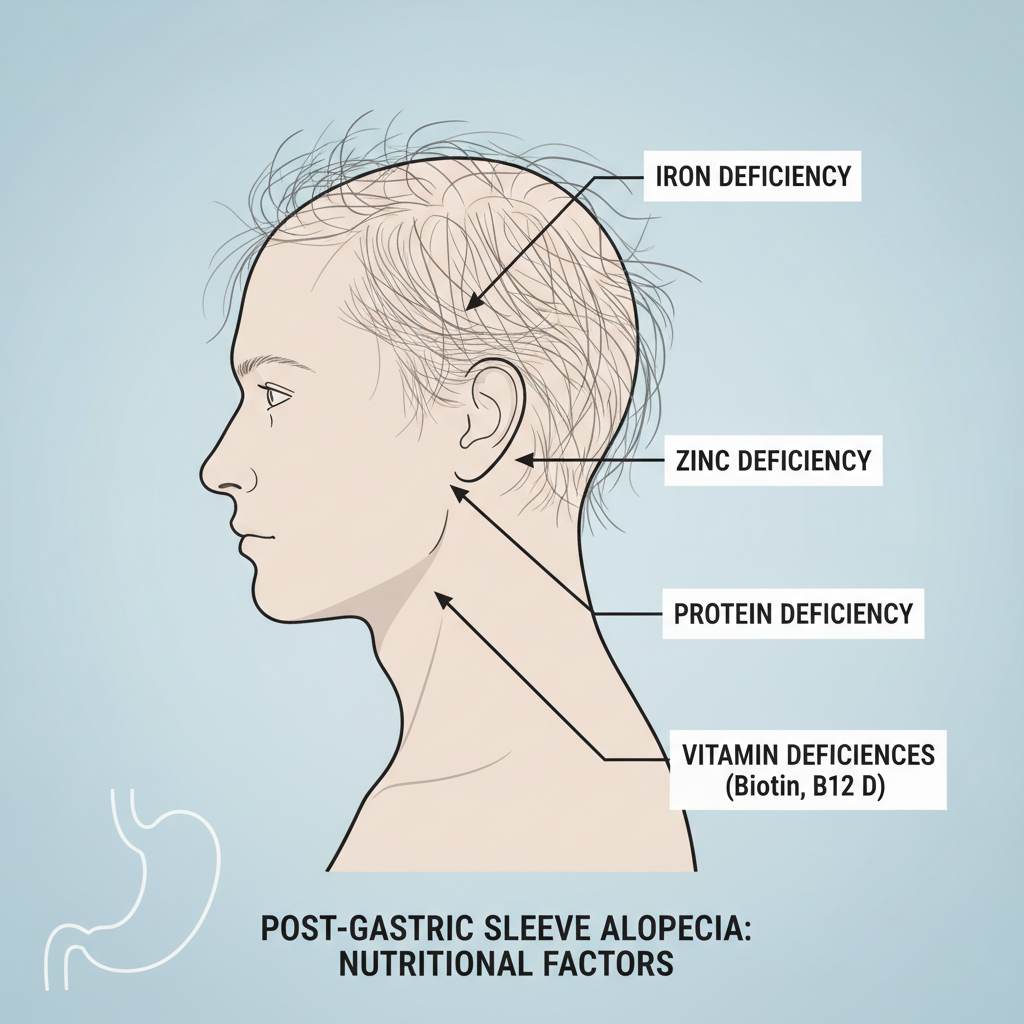 perdida de cabello despues de manga gastrica