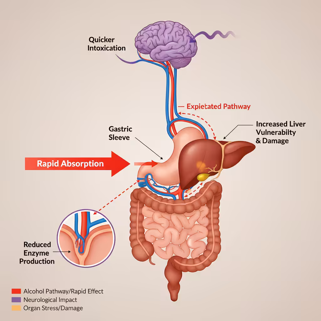 Alcohol consumption After Gastric Sleeve operation alcohol consumption after gastric sleeve