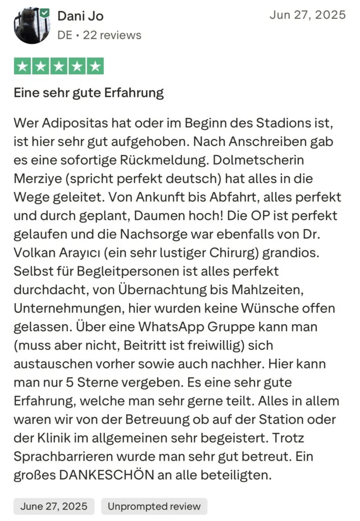 Magenverkleinerung Türkei Erfahrungen: Ein umfassender Leitfaden Magen Op Türkei Erfahrungen - Dr.Volkan Arayici Klinik in der Türkei