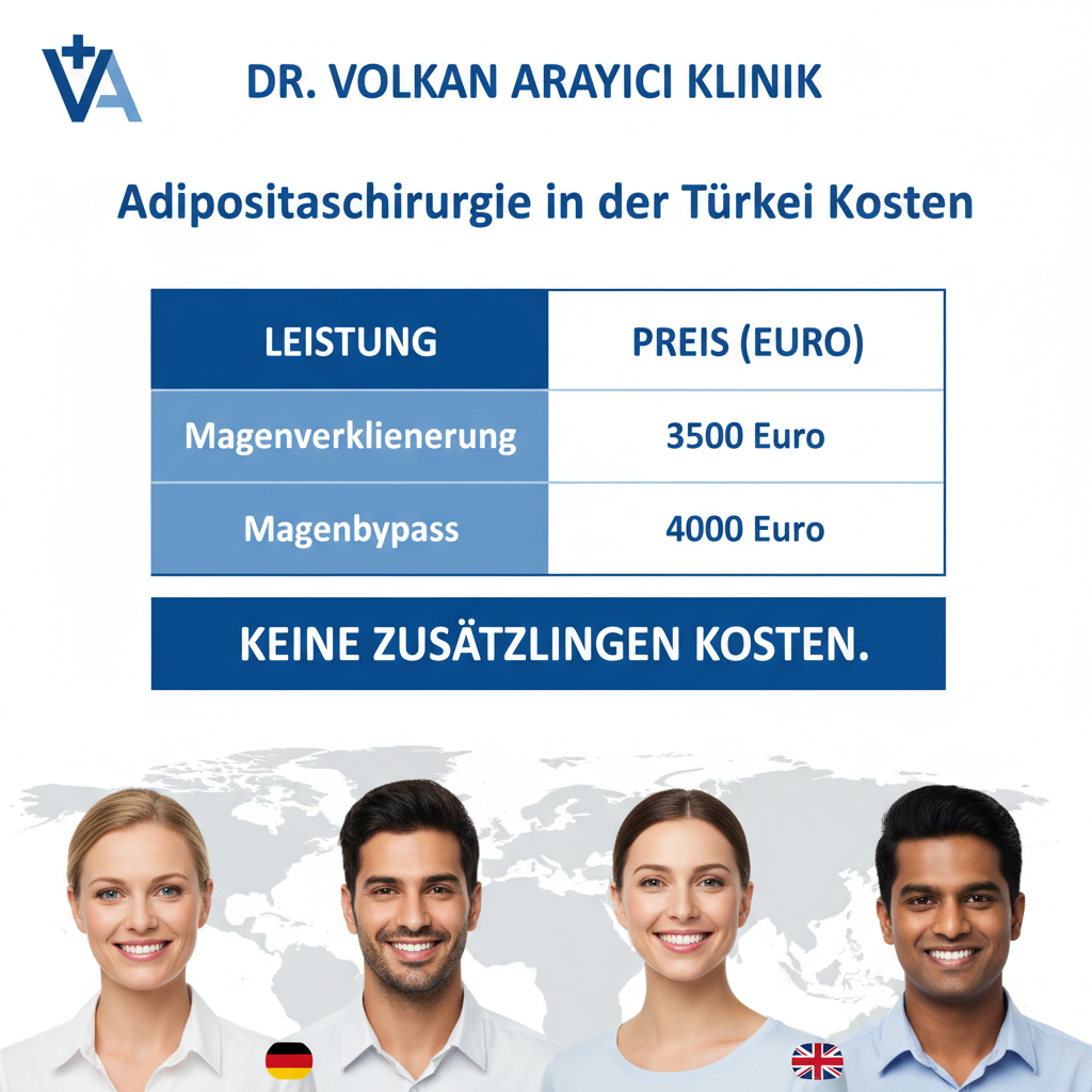 Adipositaschirurgie in der Türkei Kosten All-inclusive paket