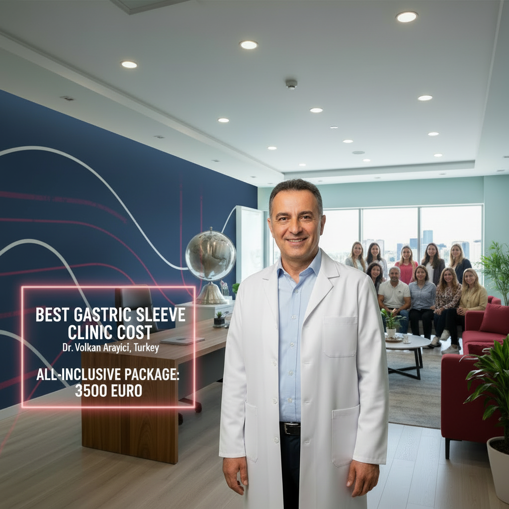 Best Gastric Sleeve Clinic Cost in Turkey stars from 3500 Euro